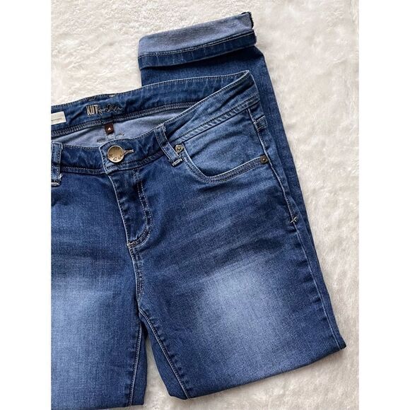 Kut from the Kloth Catherine Slim Boyfriend Cropped Jeans, Size 4 - Picture 3 of 14